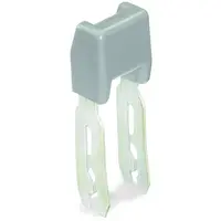 Staggered jumper; insulated; from 1 to 4; Spacing: 5 mm; suitable for 2-conductor female plugs; gray