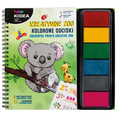 Pictură cu degetele Kidea - Zoo
