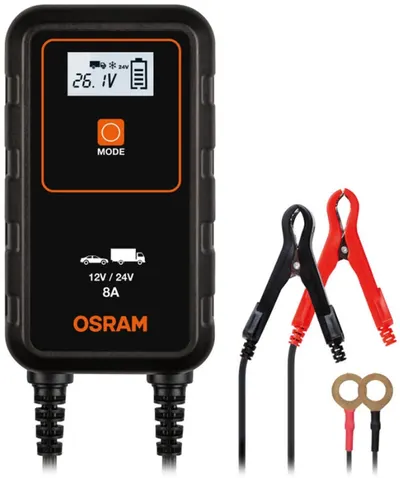 Incarcator baterie Osram - BATTERYcharge, OEBCS908, 12/24V, 4/8A