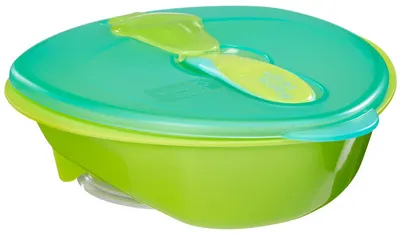 Bol de hrănire cu vid Vital Baby - verde