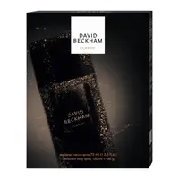 Set Cadou Barbati David Beckham Classic Blue, Deodorant Natural Spray 75 ml, Deodorant 150 ml