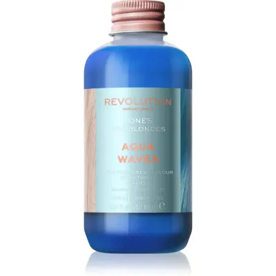 Revolution Haircare Tones For Blondes balsam pentru tonifiere pentru par blond culoare Aqua Waves 150 ml