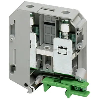 Bloc Terminal Cu Impamantare Linergy2.5Mm² 1Nivel 1X1 Conex. Cu ArcVerde-Galben