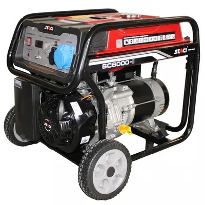 Generator de curent 5.5kW, Senci SC-6000 Top - AVR inclus, motor benzina