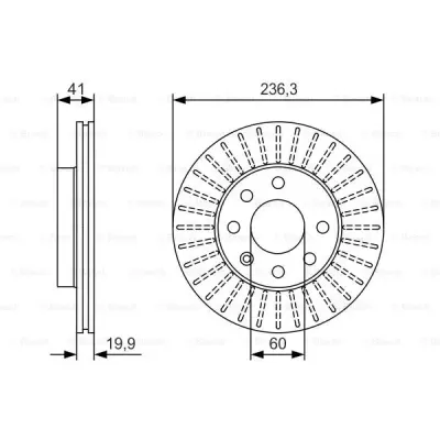 Disc frana BOSCH 0 986 479 S98