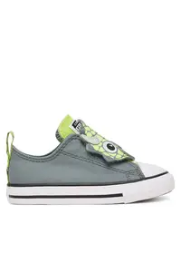 Pantofi sport copii - velcro - gri - tesatura -