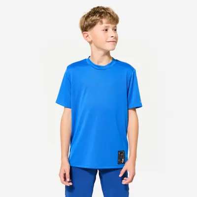 Tricou respirant Educație Fizică Albastru băieți