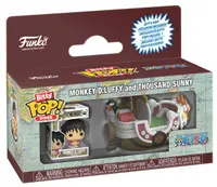Mini figurina Funko Bitty POP! Rides: One Piece - Monkey D. Luffy and Thousand Sunny