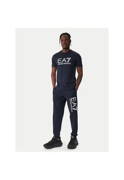 Pantaloni de trening barbati - Bumbac - Bleumarin