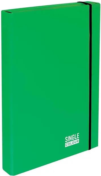 Cutie cu elastic Spree Single Color - A4, verde