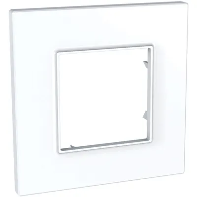 Altira - cadru capac ICONE - 1 gang, H71 - alb polar
