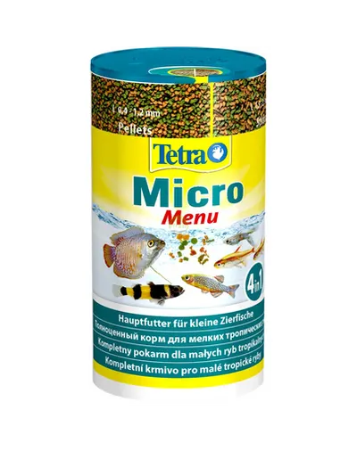 TETRA Micro Menu 100 ml 4 tipuri de hrana pentru pesti tropicali