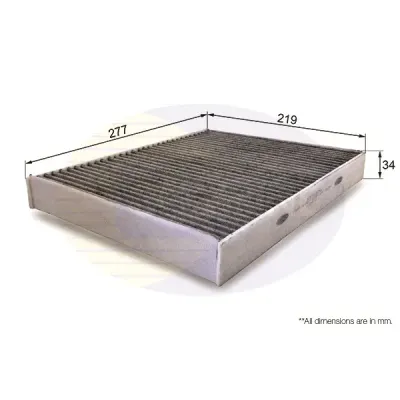 Filtru, aer habitaclu COMLINE EKF163A