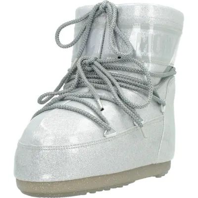 Cizme Moon Boot Model Mb Icon Low Glitt Culoare Argint