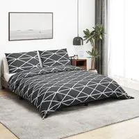 Gossi set cu husa de pilota, gri, 135x200 cm, bumbac