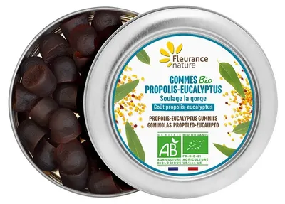 Bonbons gélifiés bio au propolis et à l’eucalyptus, 35 g, Fleurance Nature