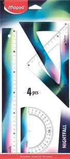 Set de trasare Maped Nightfall - 4 piese