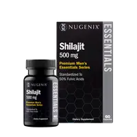 Rasina pura de Shilajit din Himalaya Nugenix® Shilajit, 60 capsule, GNC