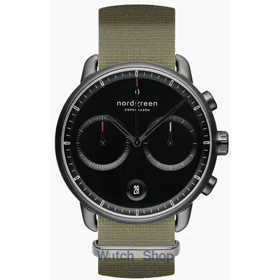 Ceas Nordgreen Nordgreen PI42GMNYAGBL Mens Watch Pioneer Chronograph 42mm 10ATM