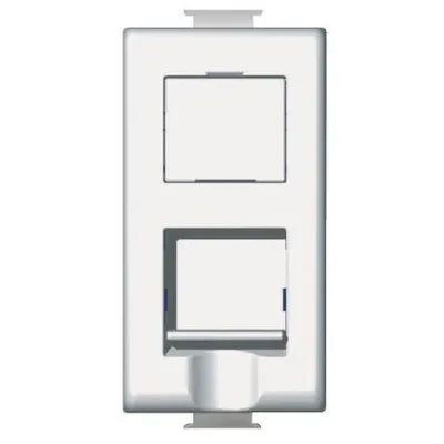 Priza date RJ45 CAT5E 1M Matix Bticino AM5979C5E, alb