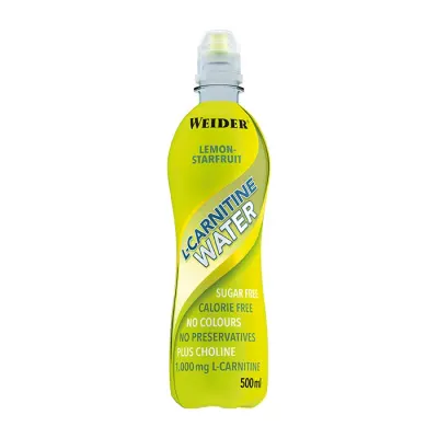 Apă L-Carnitină, WEIDER, 500 ml, lămâie-carambola