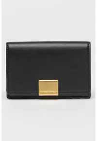 Portcart de piele Forever - Negru