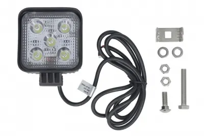 Lumina lucru (LED, 10-30V, 15W, 1200lm, numar diode: 5x3W, inaltime: 85mm, latime: 85mm, adancime: 38mm, lungime cablu: 1,5m)