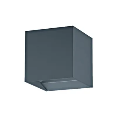 Wall luminaire dir./ind., 2 x 3,3W 3000K anthracite RAL7016