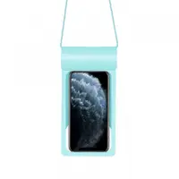 Husa Universala Waterproof pentru Telefon max. 6.8inch, Techsuit, TWC1, Turcoaz