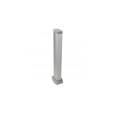 Snap-on mini-column - 2 compartimente - inaltime 0.68 m - aluminiu body and capacs - aluminiu finish