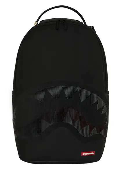 Rucsac cu imprimeu lenticular Disappearing Shark - 46x15x29cm