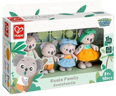 Hape - Familie de koala, 10 bucăți