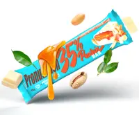 Baton proteic cu Unt de arahide și Glazură de caramel 35% proteine, Pronutrition