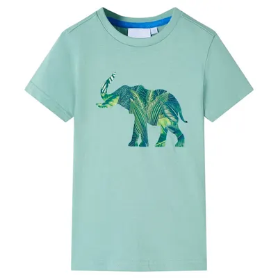 Tricou pentru copii, kaki deschis, 92