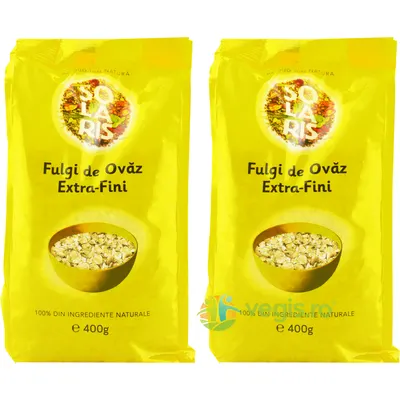Pachet Fulgi de Ovaz Extra Fini 400g+400g