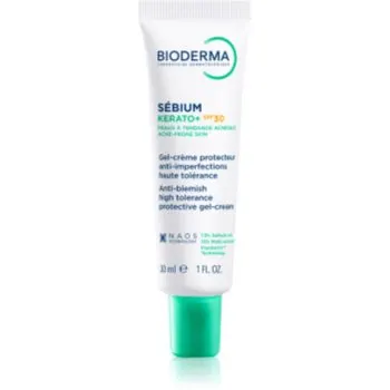Bioderma Sébium Kerato+ SPF30 crema gel pentru ten acneic