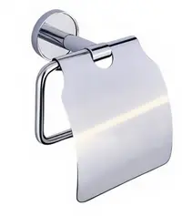 Suport pentru hârtie igienică Inter Ceramic - Lusso, cu capac, Chrome