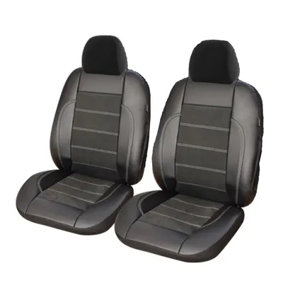 Huse scaun Exclusive Leather si Alcantara-Set 2 buc