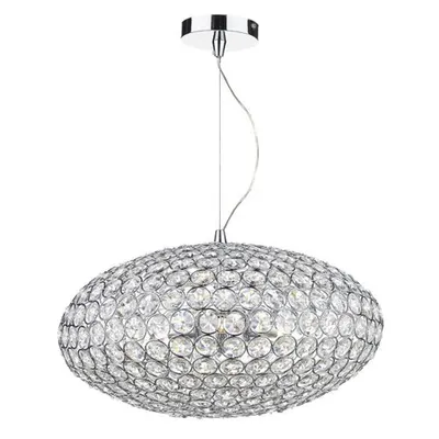 Lampa suspendata Kyrie 3 Light Pendant Polished Chrome & Crystal