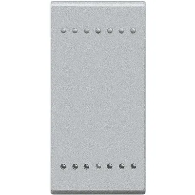 Tasta pentru intrerupator basculant 1 modul Bticino Living Light NT4915N, argintiu
