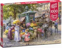 Puzzle Cherry Pazzi din 1000 de piese - La piata de flori