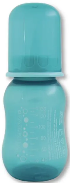 Baby-Nova sticlă din plastic - 130 ml, verde