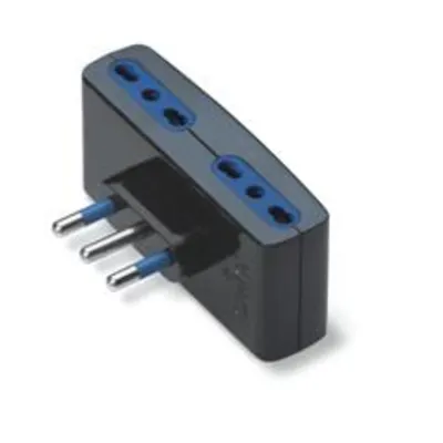 4-Way Adaptorn2p+e-16a-(s17) Black 4x2p+e-16a-(p17/11)