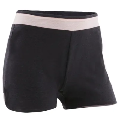 Pantalon scurt 500 educație fizică Respirant Roz Fete