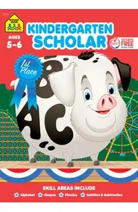 School Zone Kindergarten Scholar Workbook
