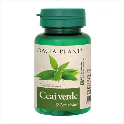 Ceai Verde Comprimate, Dacia Plant | 60 comprimate