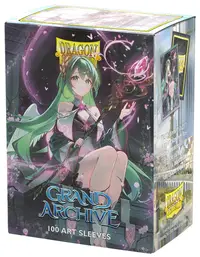 Protectori pentru cărți Dragon Shield - Matte Dual Art Sleeves Standard Size, Grand Archive: Ariel, Archangel of Natura (100 buc.)