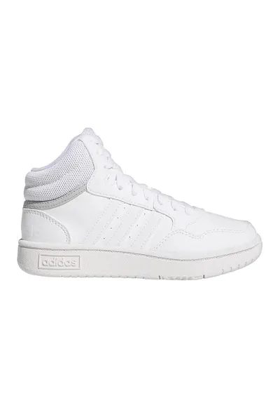 Pantofi sport mid-high din piele ecologica Hoops - Alb optic
