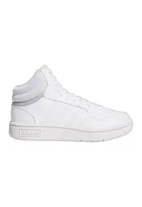 Pantofi sport mid-high din piele ecologica Hoops - Alb optic
