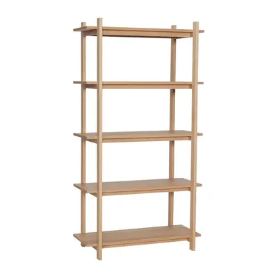 Etajeră în culoare naturală cu aspect de lemn de stejar 80x150x39 cm Epoch – Hübsch